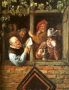 Rhetoricians at a Window, Jan Steen